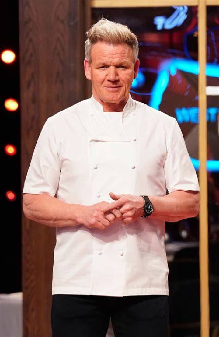 Chef:&nbsp;Gordon Ramsay was among other guests seen flooding into the $103million compound ahead of the ceremony, as they were treated to stunning weather for the big day